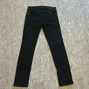 Kate Spade black denim skinny jeans size 26